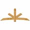 Ekena Millwork Alberta Rough Sawn Timber Gable Bracket, Western Red Cedar, 84"W x 35"H x 4"D x 6"F, 10/12 Pitch GBW084X35X0406ALB00RWR - alternate 1